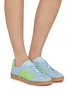 Figure View - Click To Enlarge - ADIDAS - Gazelle Indoor Leather Women's Sneakers