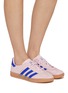 Figure View - Click To Enlarge - ADIDAS - Gazelle Indoor Leather Women's Sneakers