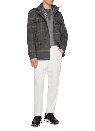 Figure View - Click To Enlarge - CANALI - Chest Pocket Cotton Shirt