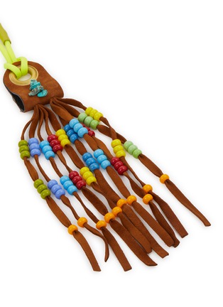 Detail View - Click To Enlarge - IMEMOI - Tassel Jellyfish Suede Beaded Keychain