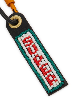 Detail View - Click To Enlarge - IMEMOI - Super Leather Beaded Keychain