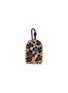 Main View - Click To Enlarge - IMEMOI - Gea Leopard Leather Keychain