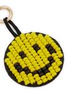 Detail View - Click To Enlarge - IMEMOI - Smile XL Leather Beaded Keychain