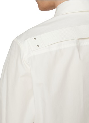  - RICK OWENS  - Fogpocket Hidden Placet Cotton Shirt