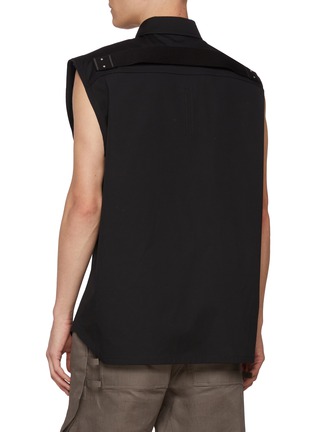 Back View - Click To Enlarge - RICK OWENS  - Jumbo Flap Pocket Vest