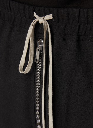  - RICK OWENS  - Bela Elasticated Drawstring Wool Shorts