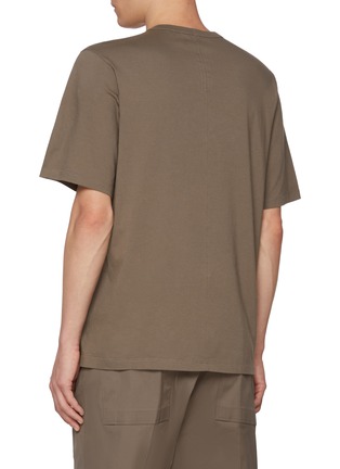 Back View - Click To Enlarge - RICK OWENS  - Brad Cotton T-shirt