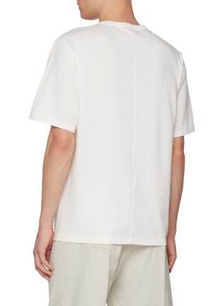 Back View - Click To Enlarge - RICK OWENS  - Brad Cotton T-shirt