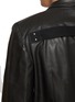  - RICK OWENS  - Lido Single Breasted Panelled Leather Blazer