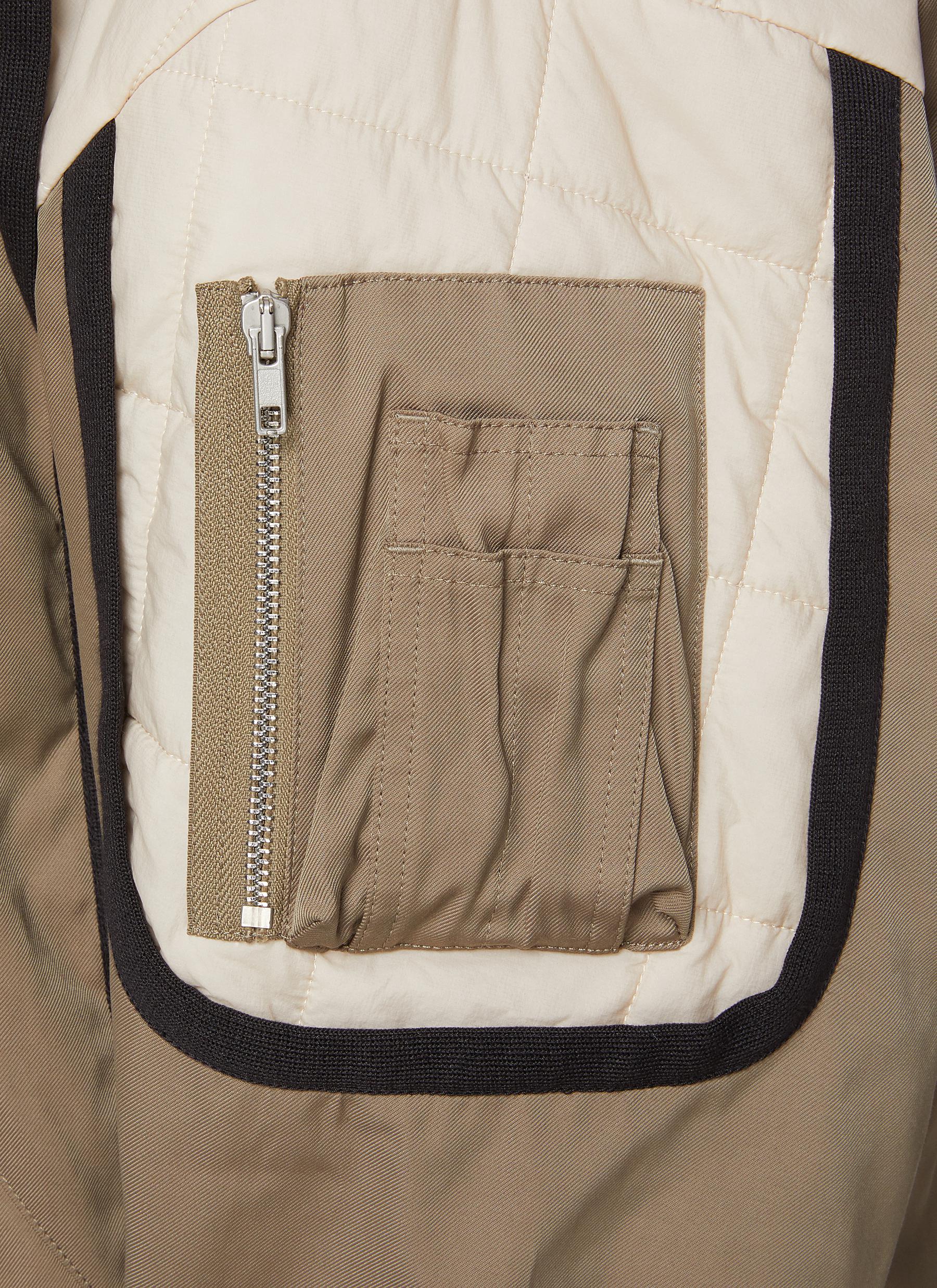 Padded Bomber Flight Jacket - Thumbnail 4