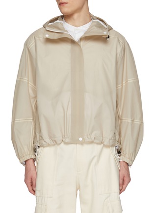 Main View - Click To Enlarge - MORDECAI - Hidden Placket Panelled Windbreaker Jacket