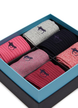 Detail View - Click To Enlarge - LONDON SOCK COMPANY - Socks Gift Box — Set of 6