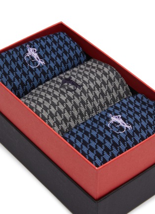 Detail View - Click To Enlarge - LONDON SOCK COMPANY - Socks Gift Box — Set of 3