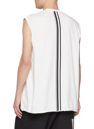 Back View - Click To Enlarge - MORDECAI - Sleeveless Cotton T-shirt