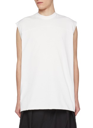 Main View - Click To Enlarge - MORDECAI - Sleeveless Cotton T-shirt