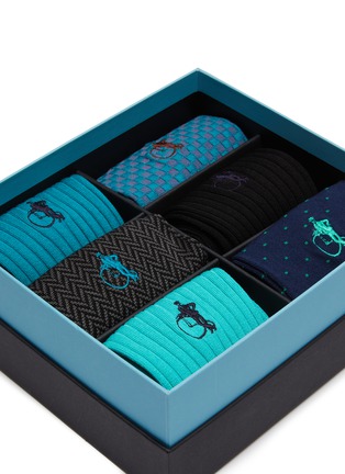 Detail View - Click To Enlarge - LONDON SOCK COMPANY - Socks Gift Box — Set of 6