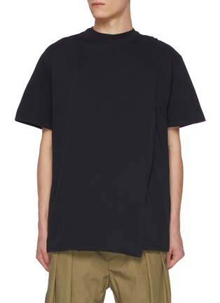 Main View - Click To Enlarge - MORDECAI - Double Layer Cotton T-Shirt