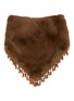 Main View - Click To Enlarge - LANE'S - Swann Rex Rabbit Fur Silk Triangle Scarf