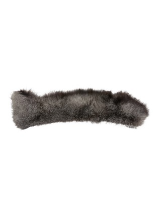 Main View - Click To Enlarge - LANE'S - Blue Frost Fox Fur Scarf