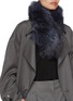 Figure View - Click To Enlarge - LANE'S - Blue Frost Fox Fur Scarf