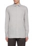 Main View - Click To Enlarge - LUIGI BORRELLI - NAPOLI - Rio Spread Collar Cotton Shirt