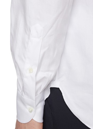  - LUIGI BORRELLI - NAPOLI - Spread Stiff Collar Cotton Shirt