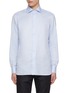 Main View - Click To Enlarge - LUIGI BORRELLI - NAPOLI - Rio Spread Collar Cotton Shirt