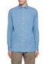 Main View - Click To Enlarge - LUIGI BORRELLI - NAPOLI - Rio Spread Collar Denim Shirt