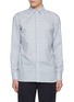 Main View - Click To Enlarge - LUIGI BORRELLI - NAPOLI - Button Down Collar Gable Check Cotton Shirt