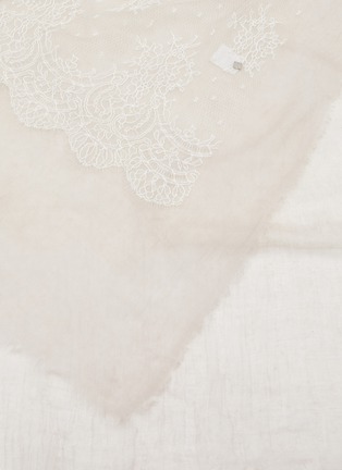 Detail View - Click To Enlarge - LANE'S - The New H Cashmere Lace Shawl