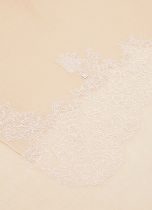 Detail View - Click To Enlarge - LANE'S - The New H Cashmere Silk Lace Shawl