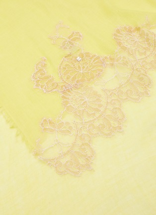 Detail View - Click To Enlarge - LANE'S - The New H Cashmere Silk Lace Shawl