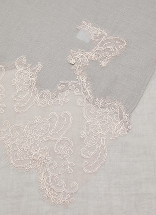 Detail View - Click To Enlarge - LANE'S - The New H Cashmere Silk Lace Shawl