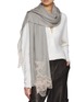 Figure View - Click To Enlarge - LANE'S - The New H Cashmere Silk Lace Shawl