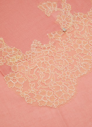 Detail View - Click To Enlarge - LANE'S - The New H Cashmere Silk Lace Shawl