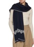 Figure View - Click To Enlarge - LANE'S - The New H Wool Cashmere Shawl