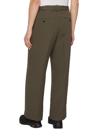 Back View - Click To Enlarge - SACAI - Belted Wide Leg Pants