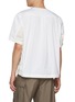 Back View - Click To Enlarge - SACAI - Hybrid Slit Pocket Cotton Poplin T-shirt