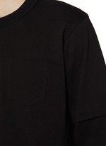 SACAI | James Dean Layered Sleeves Cotton T-Shirt | Men SACAI | James Dean Layered Sleeves Cotton T-Shirt | Men