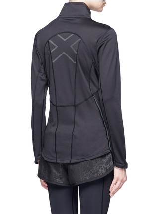Back View - Click To Enlarge - 2XU - 'Thermal Active Long Sleeve 1/4 Zip' performance top