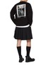 Figure View - Click To Enlarge - SACAI - Back Pleats Belted Suiting Shorts