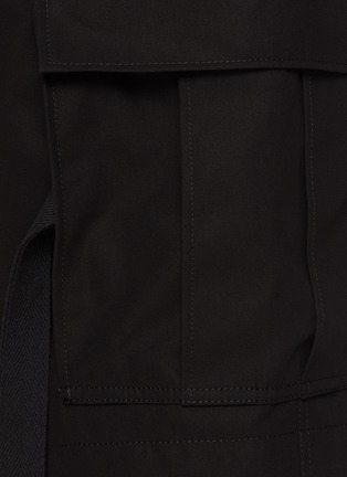  - SACAI - Strap Detail Belted Cotton Shorts