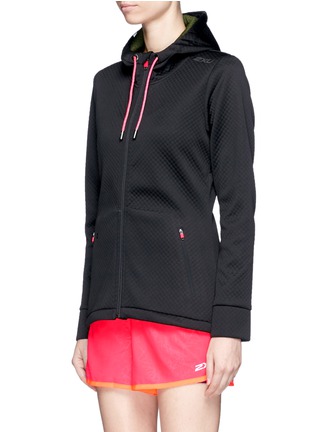 Front View - Click To Enlarge - 2XU - Textured diamond pattern performance thermal jacket