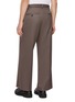 Back View - Click To Enlarge - SACAI - Pinstripe Belted Wide Leg Wool Pants