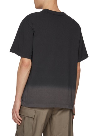 Back View - Click To Enlarge - SACAI - Garment Dyed Hem Cotton T-shirt