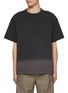 Main View - Click To Enlarge - SACAI - Garment Dyed Hem Cotton T-shirt