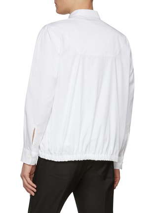 Back View - Click To Enlarge - SACAI - Dual Closure Cotton Shirt Jacket