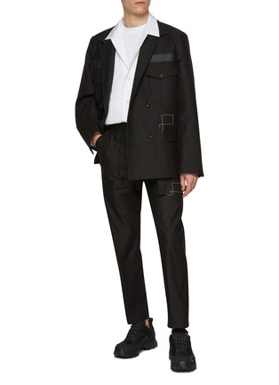 Figure View - Click To Enlarge - SACAI - Dual Closure Cotton Shirt Jacket