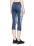 Back View - Click To Enlarge - 2XU - 'Pattern Mid-Rise Compression' performance 3/4 tights