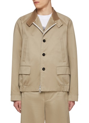 Main View - Click To Enlarge - SACAI - Dual Closure Cotton Jacket